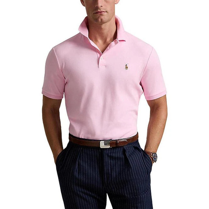 Polo Ralph Lauren Classic Fit Short Sleeve Pink Polo Shirt Xxl 2xl New Nwt $110